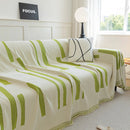 Soft Cozy Chenille Throw Cover for Couch with Tassel Accents, Dustproof Soft Throws for Sofa by Slipcover KAS™