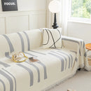 Soft Cozy Chenille Throw Cover for Couch with Tassel Accents, Dustproof Soft Throws for Sofa by Slipcover KAS™