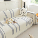 Soft Cozy Chenille Throw Cover for Couch with Tassel Accents, Dustproof Soft Throws for Sofa by Slipcover KAS™