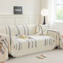 Soft Cozy Chenille Throw Cover for Couch with Tassel Accents, Dustproof Soft Throws for Sofa by Slipcover KAS™