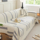 Soft Cozy Chenille Throw Cover for Couch with Tassel Accents, Dustproof Soft Throws for Sofa by Slipcover KAS™