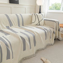 Soft Cozy Chenille Throw Cover for Couch with Tassel Accents, Dustproof Soft Throws for Sofa by Slipcover KAS™