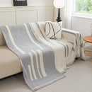 Soft Cozy Chenille Throw Cover for Couch with Tassel Accents, Dustproof Soft Throws for Sofa by Slipcover KAS™