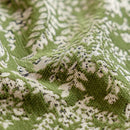French Country Floral Sofa Cover with Chiffon Ruffle Skirt, Vintage Sofa Throw Cover