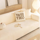 Premium Velvet Thick Stretch Couch Slipcover, Non-Slip Furniture Protector for Pets by Slipcover KAS™