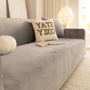 Premium Velvet Thick Stretch Couch Slipcover, Non-Slip Furniture Protector for Pets by Slipcover KAS™