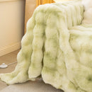 Thick Faux Fur Couch Cover Fluffy Fuzzy Warm Washable Furniture Protector for Kids Pets by Slipcover KAS™