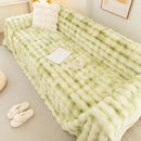 Thick Faux Fur Couch Cover Fluffy Fuzzy Warm Washable Furniture Protector for Kids Pets by Slipcover KAS™