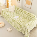 Thick Faux Fur Couch Cover Fluffy Fuzzy Warm Washable Furniture Protector for Kids Pets by Slipcover KAS™