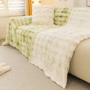 Thick Faux Fur Couch Cover Fluffy Fuzzy Warm Washable Furniture Protector for Kids Pets by Slipcover KAS™