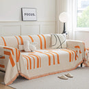 Soft Cozy Chenille Throw Cover for Couch with Tassel Accents, Dustproof Soft Throws for Sofa by Slipcover KAS™