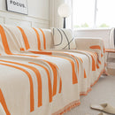 Soft Cozy Chenille Throw Cover for Couch with Tassel Accents, Dustproof Soft Throws for Sofa by Slipcover KAS™