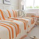 Soft Cozy Chenille Throw Cover for Couch with Tassel Accents, Dustproof Soft Throws for Sofa by Slipcover KAS™