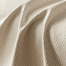 Herringbone Textured Sofa Throw Blanket, Durable Pet Friendly Modern Couch Slipcover