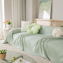 Cooling Ice Silk Sofa Throw Cover, Summer Diamond Textured Furniture Protector Blanket