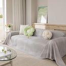 Cooling Ice Silk Sofa Throw Cover, Summer Diamond Textured Furniture Protector Blanket