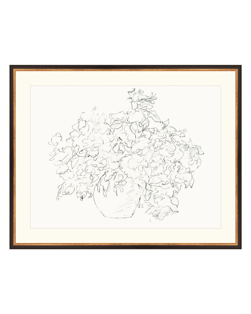 Vase of Flowers Sketch