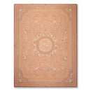 9’1"x 11’10" Hand Woven 100% Wool French Needlepoint Area Rug Pale Brown