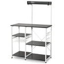 4 Tier Vintage Kitchen Baker's Rack Utility Microwave Stand-Coffee by DirectDeals
