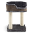 Multi-Level Cat Climbing Tree with Scratching Posts and Large Plush Perch by LJGDeals