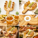 Cactus Tequila Tray & Shot Glasses Set - Tequila Gifts & Mexican Gifts by The Wine Savant