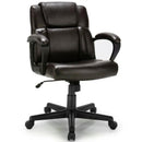 Adjustable Leather Executive Office Chair Computer Desk Chair with Armrest by LJGDeals