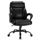 400 Pounds Big and Tall Adjustable High Back Leather Office Chair by LJGDeals