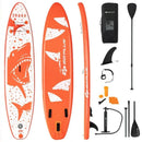 Inflatable Stand Up Paddle Board with Backpack Aluminum Paddle Pump by DirectDeals