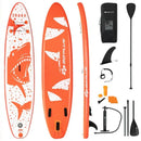 Inflatable Stand Up Paddle Board with Backpack Aluminum Paddle Pump by LJGDeals
