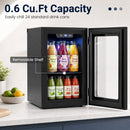 Beverage Refrigerator 0.6 Cu Ft 24 Can Countertop Mini Fridge by DirectDeals