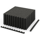 0.79 inch Thick Rubber Top Exercise Mat 48 Sq Ft with Boarders by LJGDeals