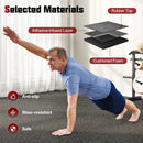 Interlocking Rubber Exercise Mat 48 Sq Ft with Borders by DirectDeals