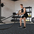 Interlocking Rubber Exercise Mat 48 Sq Ft with Borders by LJGDeals