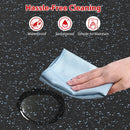 Interlocking Rubber Exercise Mat 48 Sq Ft with Borders by DirectDeals