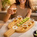 Cactus Tequila Tray & Shot Glasses Set - Tequila Gifts & Mexican Gifts by The Wine Savant