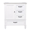 30" Bathroom Vanity With Sink, 3 Drawers, Adjustable Feet by HouseOfZazla