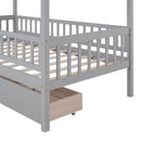 House Bed With 2 Drawers