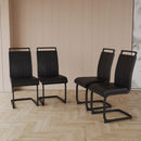 Modern Dining Chairs With High Back Upholstered Design Metal Legs by Unique Piece Furniture