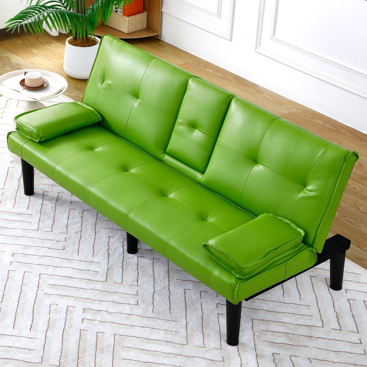 Sofa Bed With Foldable Design And Cup Holder, photo 13 of 40