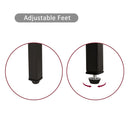 15.75" Rattan End table with Power Outlet & USB Ports, Modern nightstand with drawer and metal legs, side table for living room, bedroom,natural(1 PC)