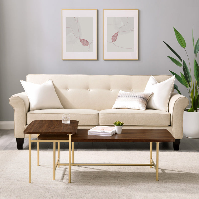 Reema 2-Piece Modern Nesting Coffee Table