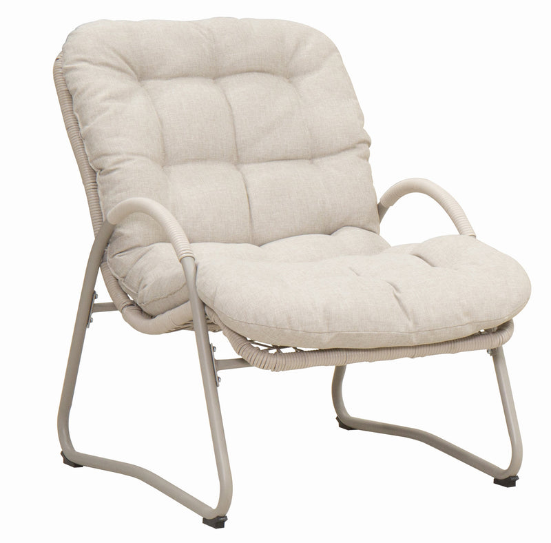 Outdoor Iron Framed Wicker 3-Piece Patio Set, photo 4 of 8