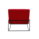 Accent Chair - Modern Industrial Slant Armchair with Metal Frame - Premium High Density Soft Single chair for Living Room Bedroom