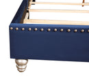 Elegant Transitional Upholstered Bed by HouseOfZazla