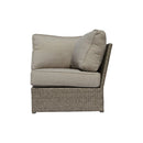 Comfortable Modern Patio Rattan Sectional Set With Cushions by Unique Piece Furniture