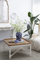 9.5x9.5x18" Porcelain Decorative Ginger Jar by HouseOfZazla