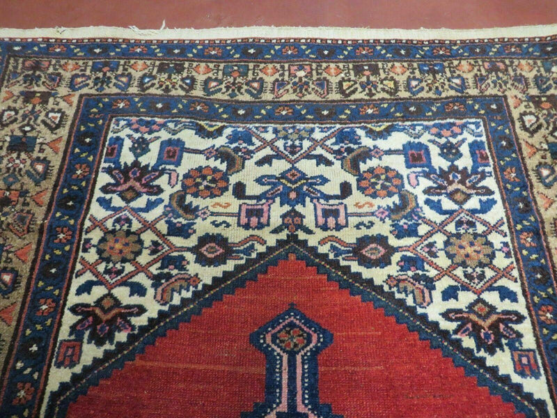 4' X 6' Antique Handmade Turkish Wool Rug Nice