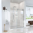 56-60"W x 72"H Frameless Sliding Shower Door – Clear Tempered Glass by HouseOfZazla