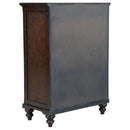 Berwick - 5 Drawer Chest With Felt Lined Top Drawers - Dark Oak by HouseOfZazla