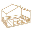 Bed House Bed Frame With Fence by HouseOfZazla